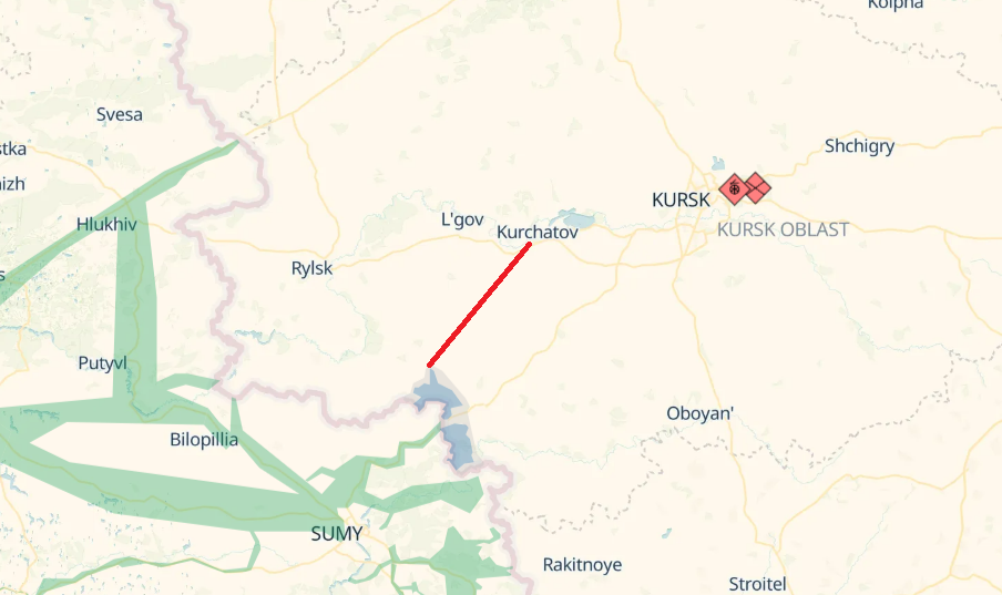 Fighting in Kursk region Map of gray zones as on August 9 RBCUkraine